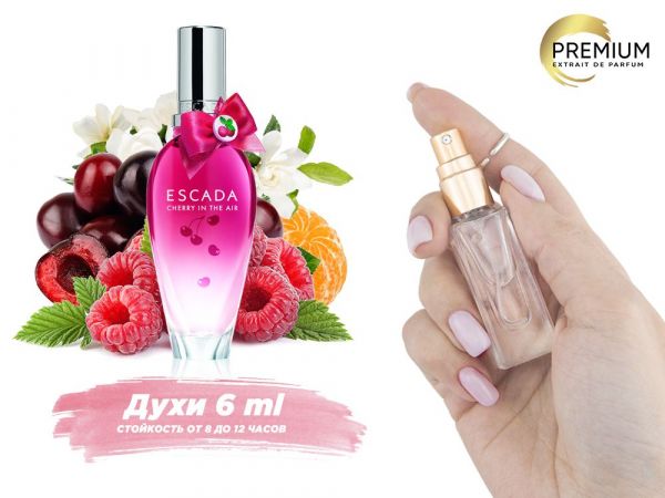 Perfume Escada Cherry In The Air, 6 ml (100% similarity with fragrance)